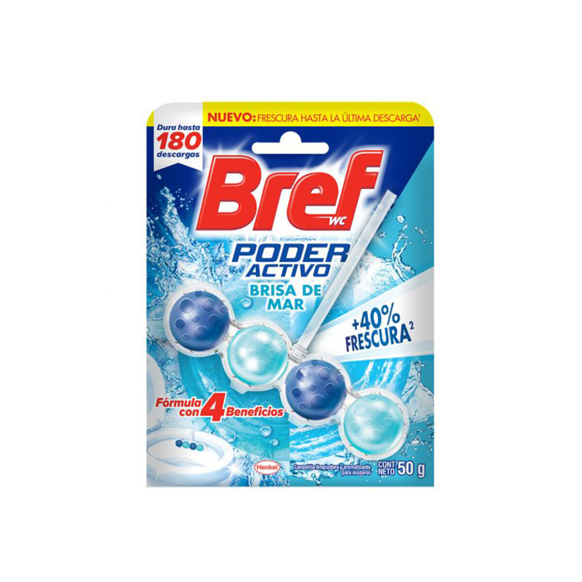 BREF PODER ACTIVO BRISA DE MAR (pastilla solida) 