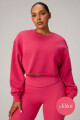 Polera Heavy Terry Cropped Pullover Mujer Berrylicious