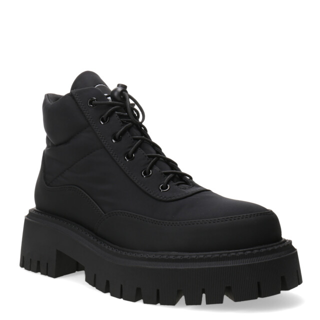 Botas de Mujer Miss Carol NANTU acordonada Negro