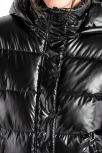 Campera Engomada Water Repellent Negro