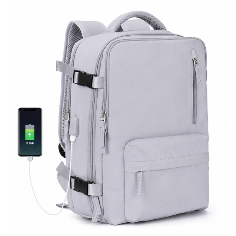 Mochila de Viaje para Cabina Gris