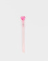 Lapices y Lapiceras Lapicera Con Dije De Corazón - Rosa Claro