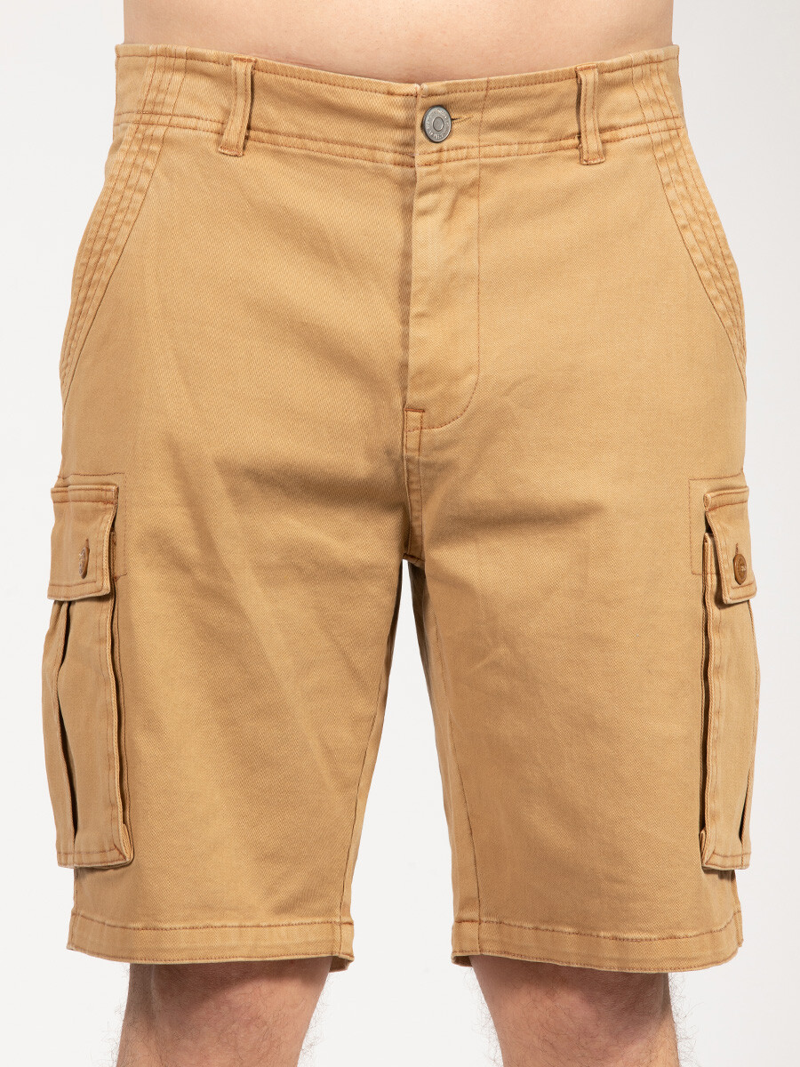 Bermuda Cargo Explora Bolsillo Trabajo Pantalon Corto Hombre