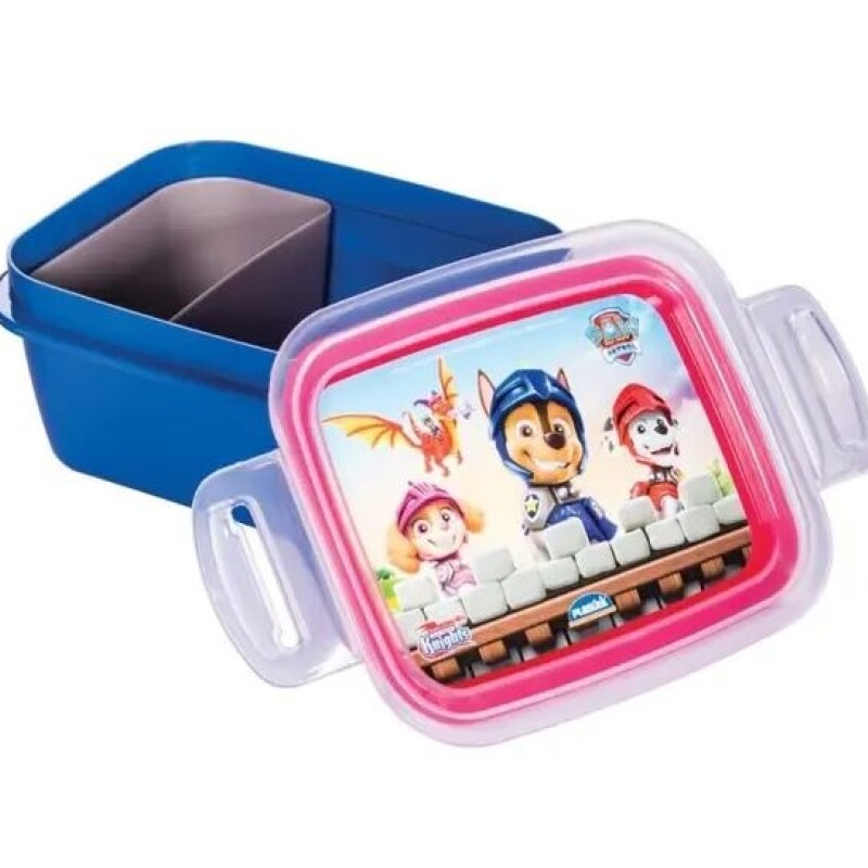 Tupper Plástico C/Traba Y Div. 630Ml Paw Patrol BAZAR PLASTICO POTE C/TRABA Y DIV 630ML PAW P 15
