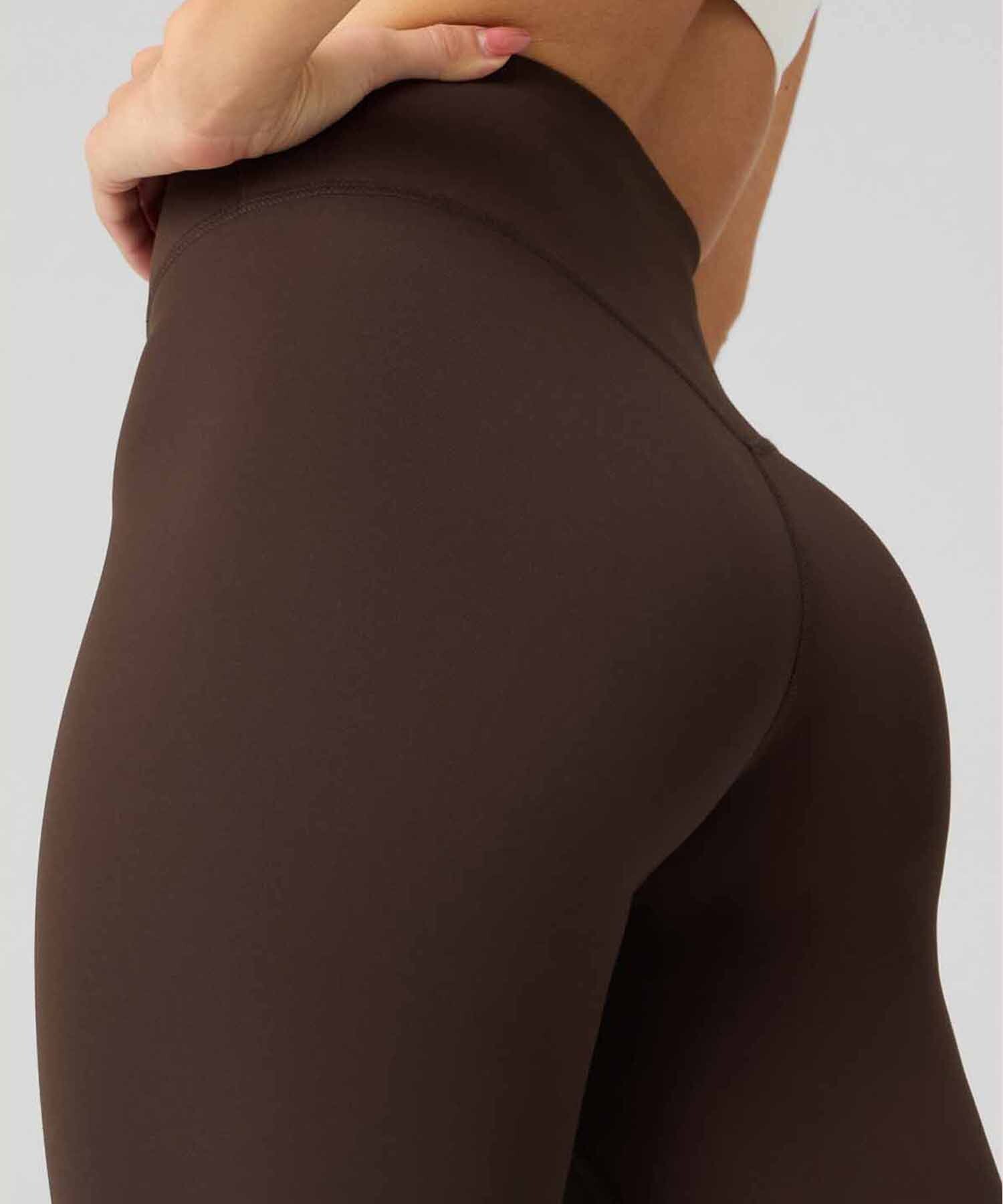 Leggings Flare PureLuxe High-Waisted TLC Kick Mujer Cacao