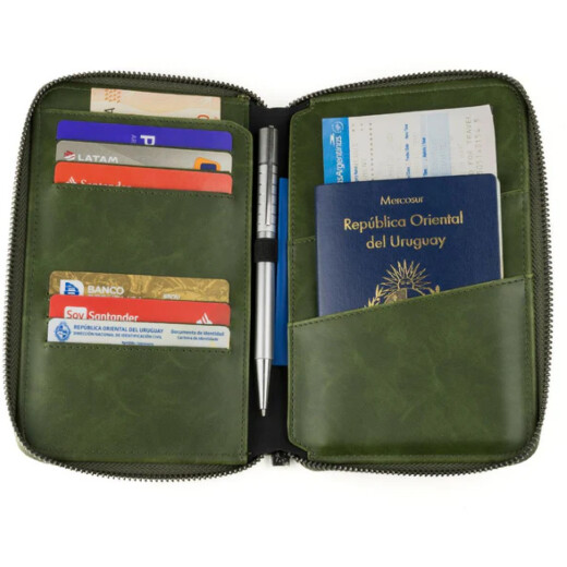 Billetera Baleine Passaport Cover - Verde Billetera Baleine Passaport Cover - Verde