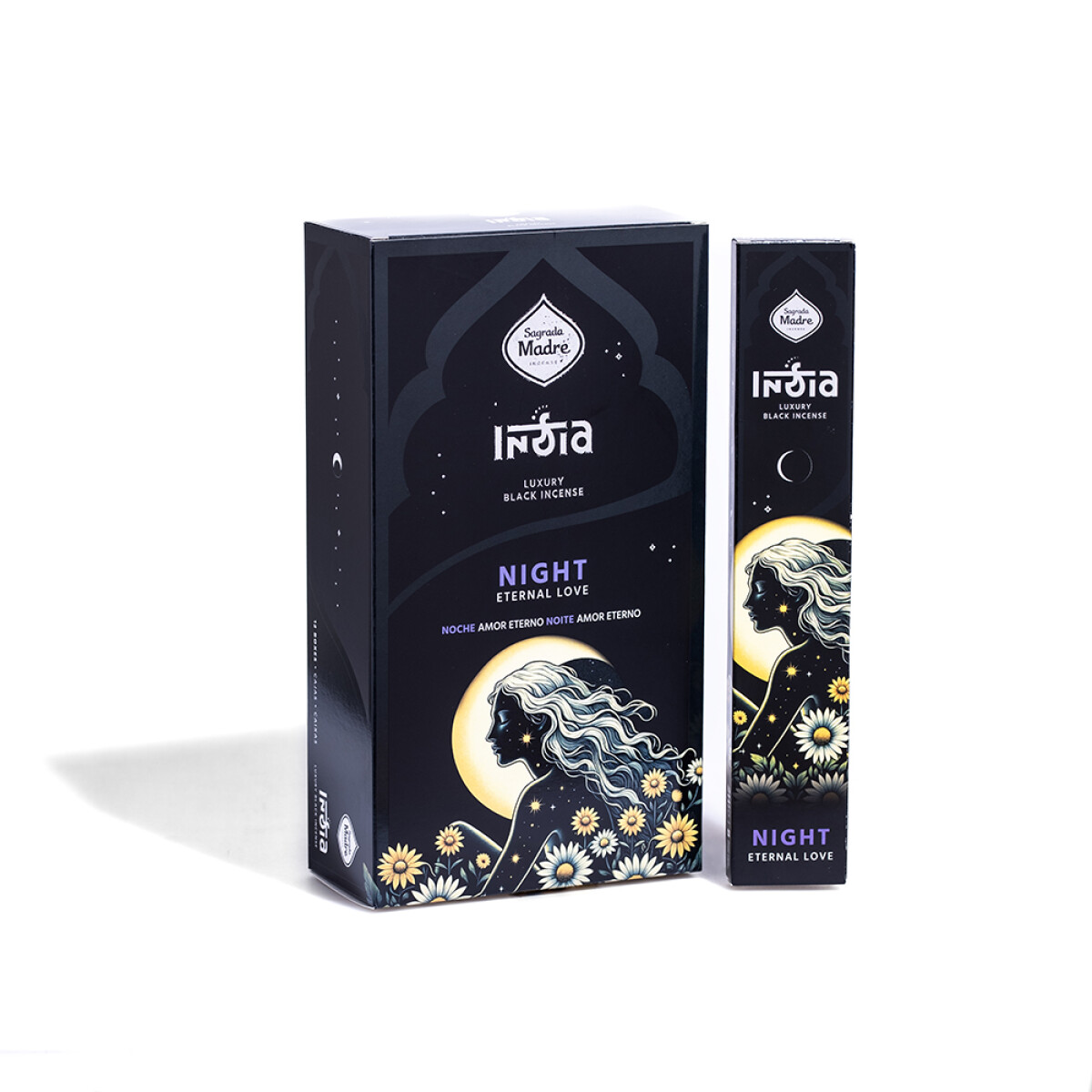 INCIENSO INDIA BLACK SAGRADA MADRE X12 - Noche 