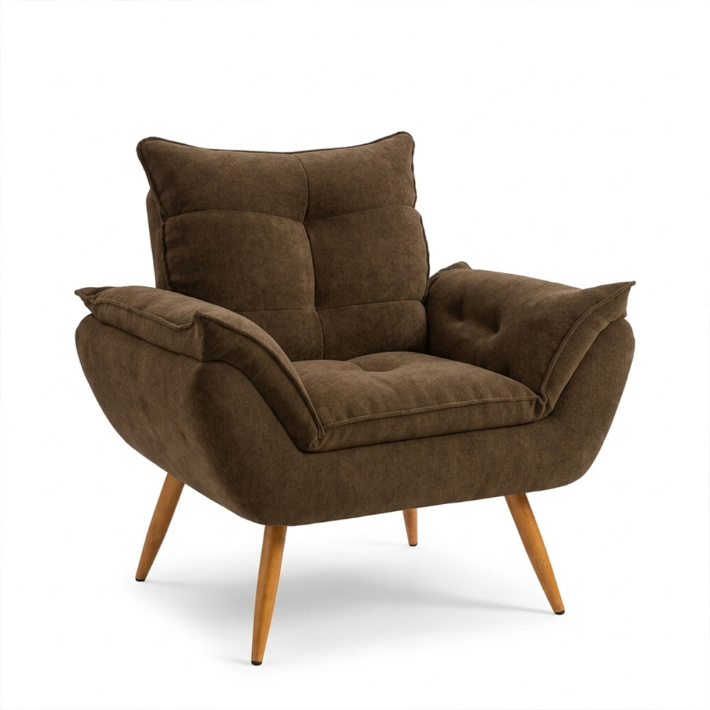 Sillón 1 cuerpo Poltrona Turin Marrón