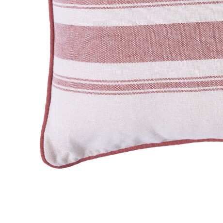 FUNDA ALMOHADÓN ALGODON NATURAL-BEIGE PINSTRIPE 30*45 CRUDO