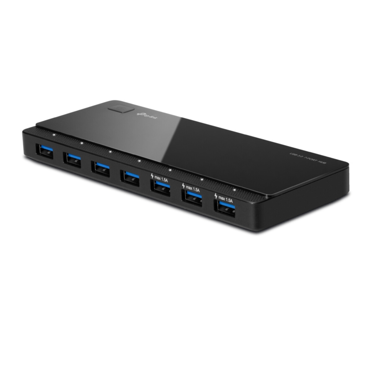 Tp-link - Hub USB Tapo UH700. Multiples Protecciones. Indicador Led. X7 Puertos USB 3.0. Color Negro 