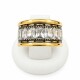 Anillo con piedras talla Baguette Anillo con piedras talla Baguette