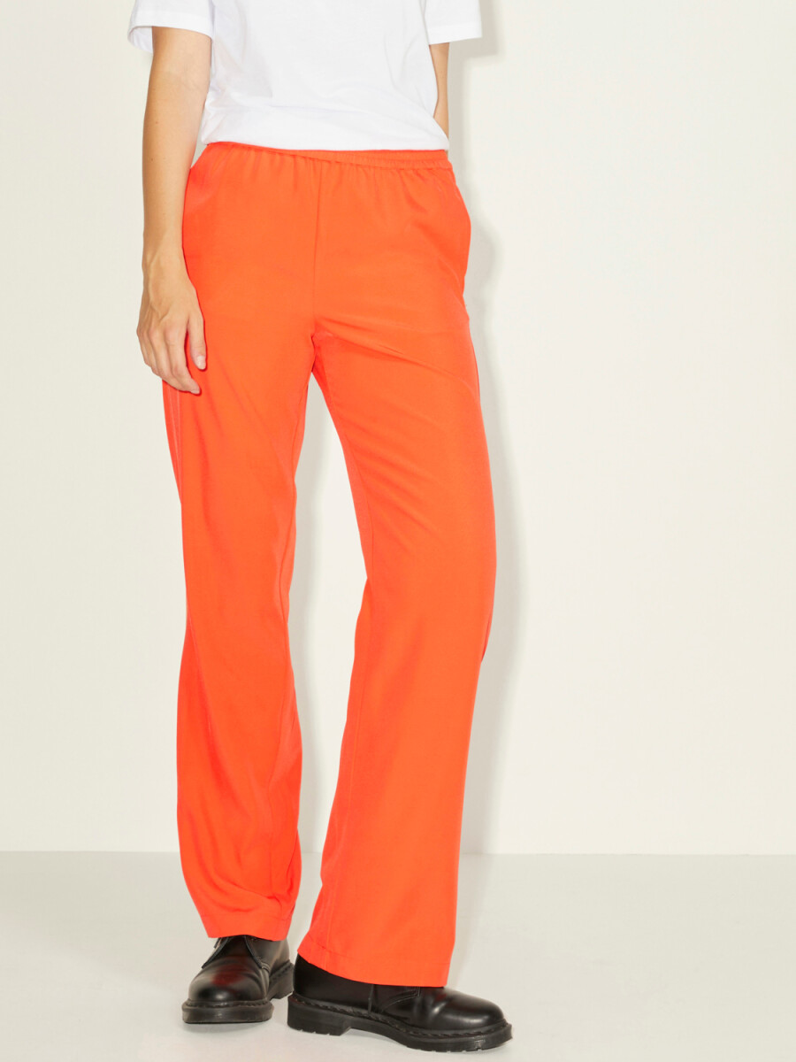 Pantalon poppy regular fit - Red Orange 