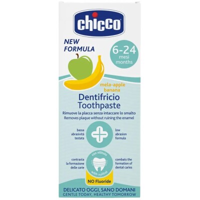 Pasta Dental Chicco Sin Fluor 6 - 24 M. Pasta Dental Chicco Sin Fluor 6 - 24 M.