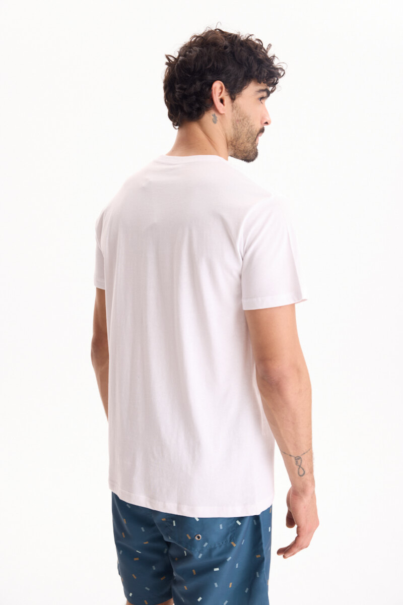 Remera Society Blanco