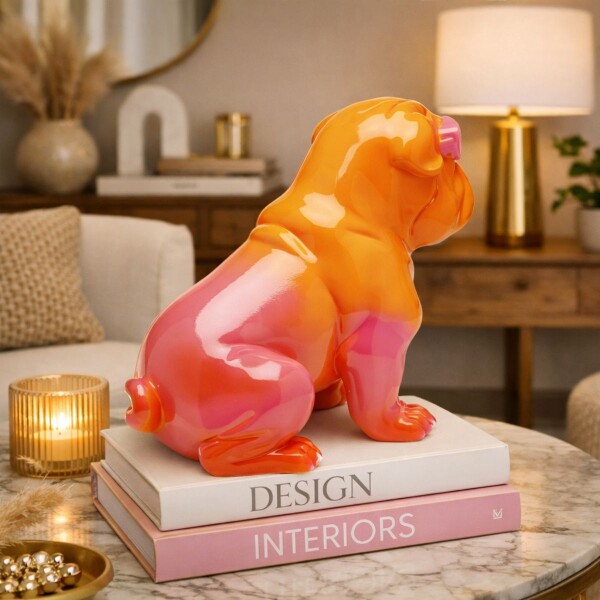 DECORACION FASHION DOG Naranja - Medium