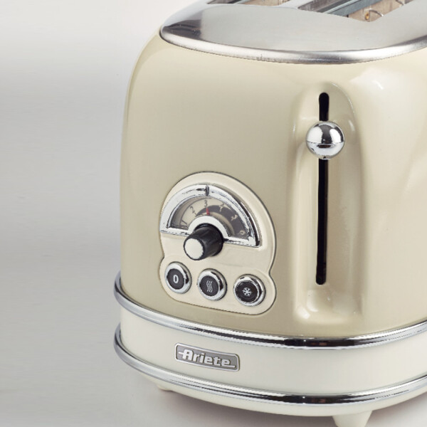 Tostadora Ariete Vintage Retro 2 Panes BEIGE