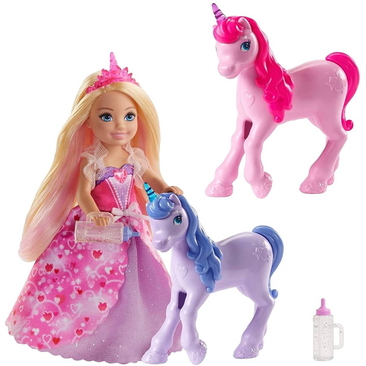 Barbie Dreamtopia Chelsea y Unicornios 