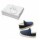 Set Invierno Calienta Cama Cuori 1 Plaza y Pantuflas Unisex Azul