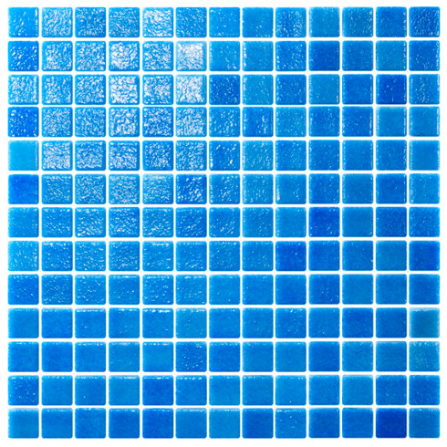 Pastilla Piscina Malla Azul Vitrificado 33.5X33.5Cm (2.5X2.5) 000