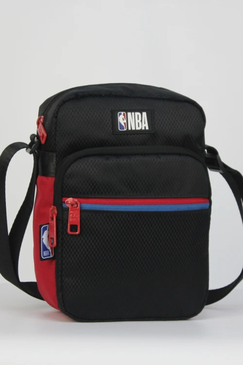 Morral clásico doble cierre - NBA Negro