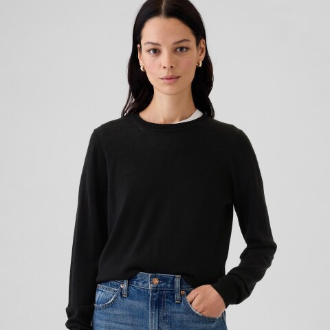 MERINO PULLOVER BLACK