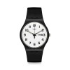 Reloj Swatch SO29B703 Twice Again de silicona Negro