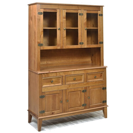 Cristalera 6 Puertas New Veneza NOGAL BARNIZ Cristalera 6 Puertas New Veneza NOGAL BARNIZ