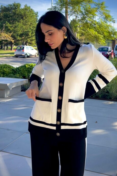 Cardigan Moorea Blanco