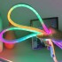 Luz Led Neon Rgb Rollo Cinta Luces Flexible Manguera 5 Metrs Color RGB