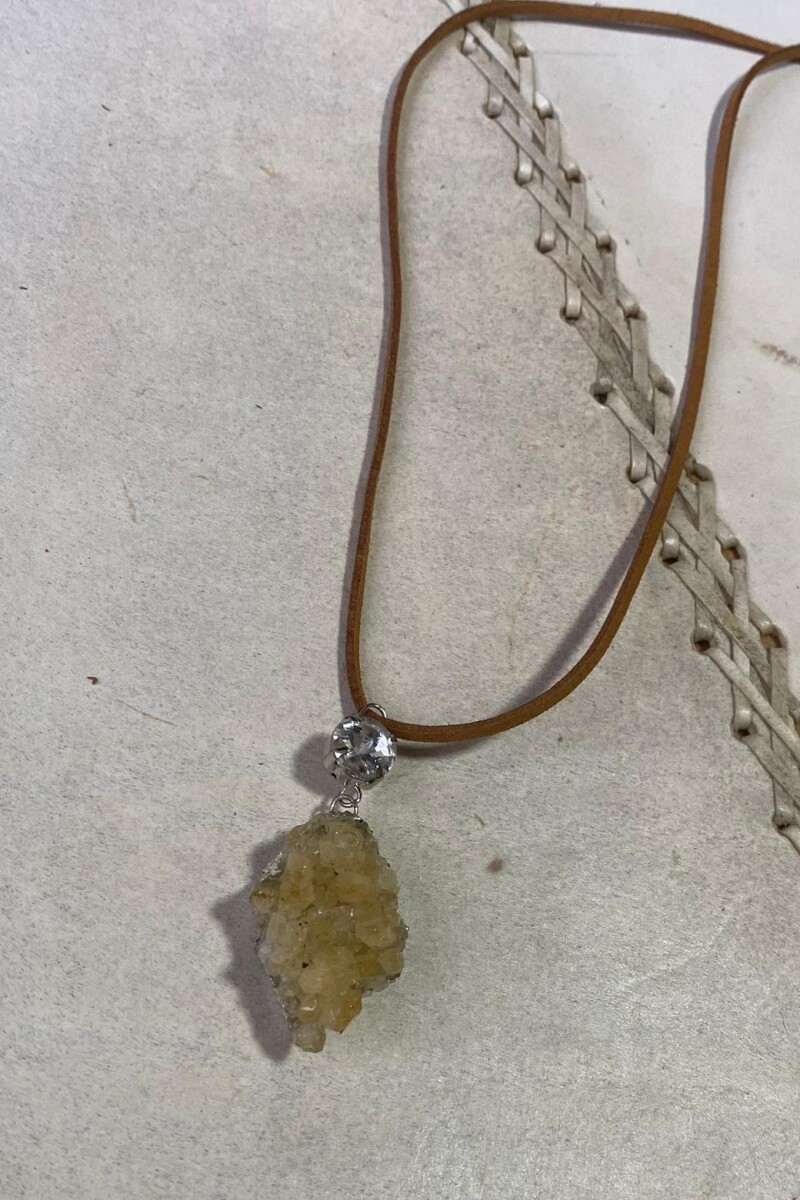 Collarcito Amatista Caramelo