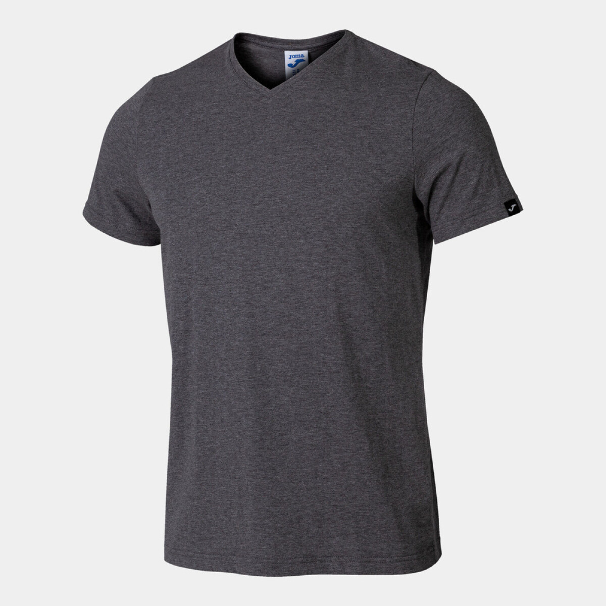 CAMISETA MANGA CORTA VERSALLES GRIS MELANGE - GRIS 