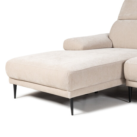 Rinconera Allegra- Tela Microfibra - Chaise Izquierdo 6686-4 Beige