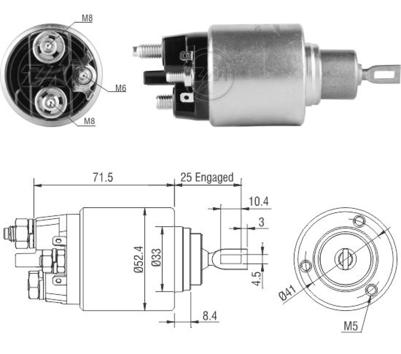 AUTOMATICO DE ARRANQUE MERCEDES BENZ SPRINTER 311 415 515 11/ BOSCH ZM 