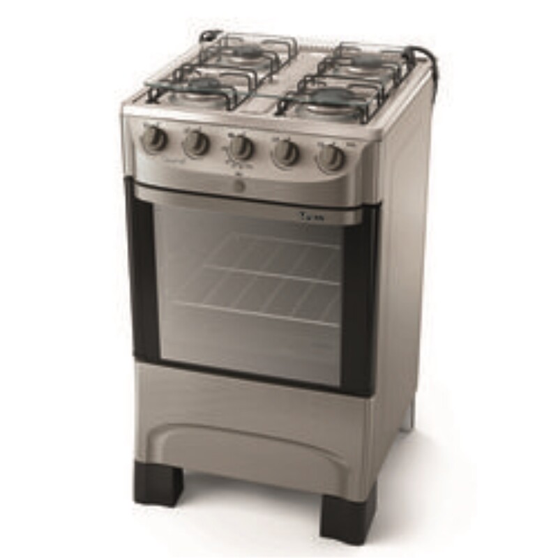 Cocina Gas Tem Gourmet Inoxidable 4 Hornallas Con Encendido — Albanes