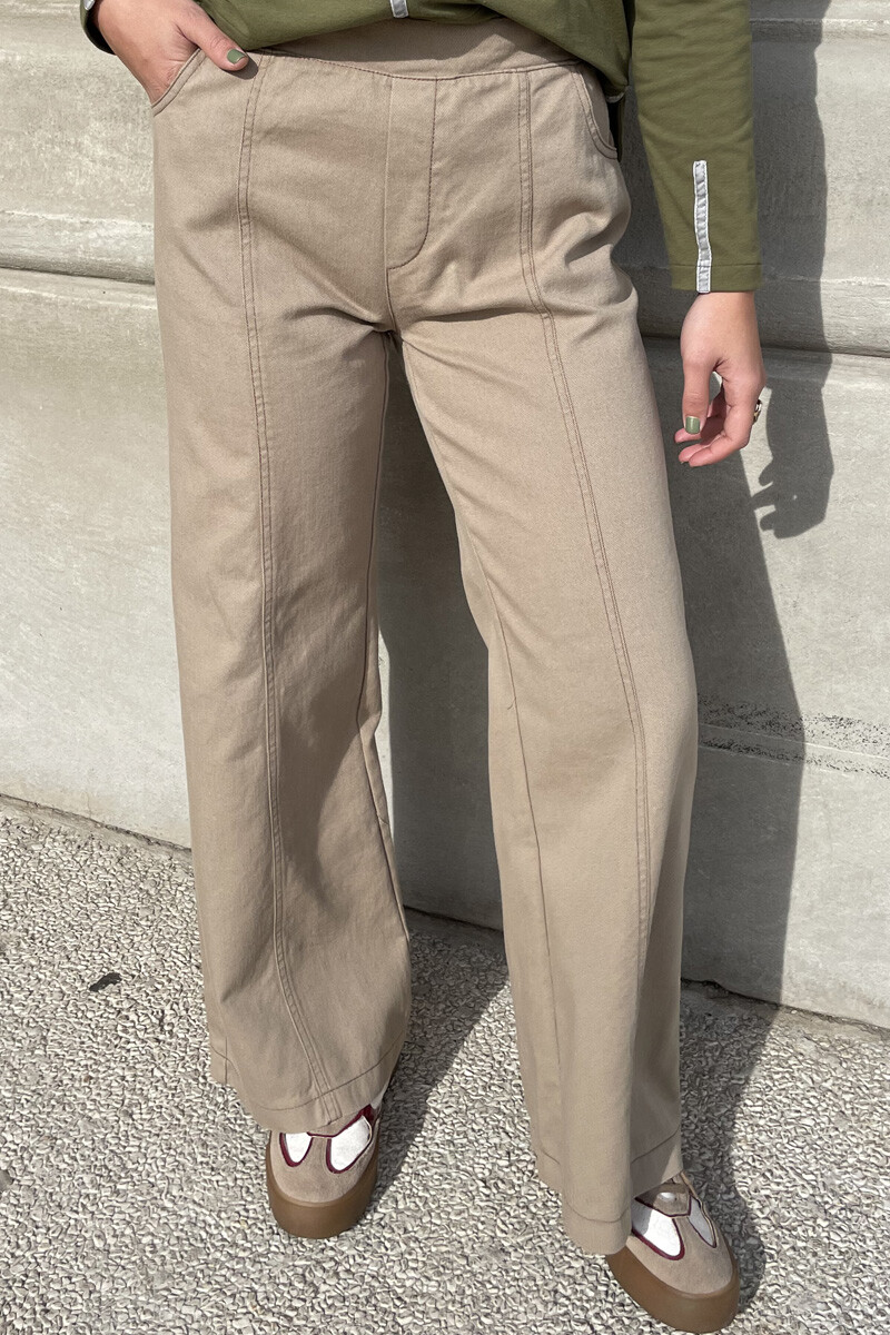 Pantalon cotidiano - Visón 