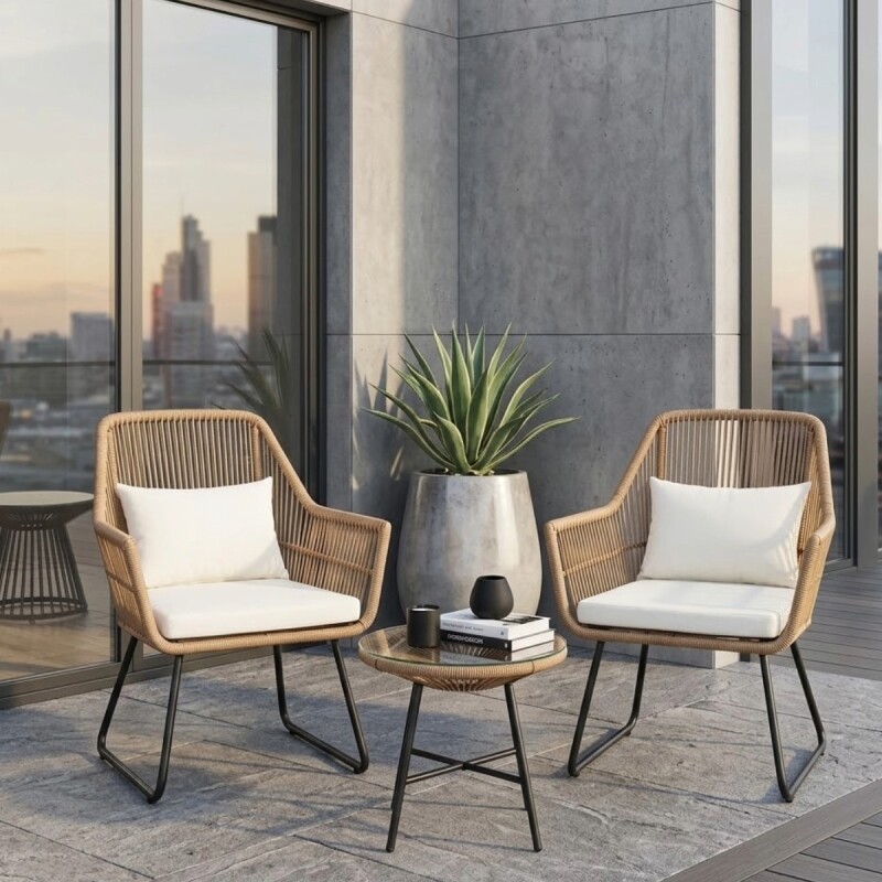 JGO JARDIN BEIGE 3PZAS Unica