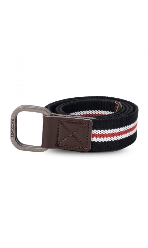 CINTO PAMPA 110 CMS. NEGRO C/ROJO
