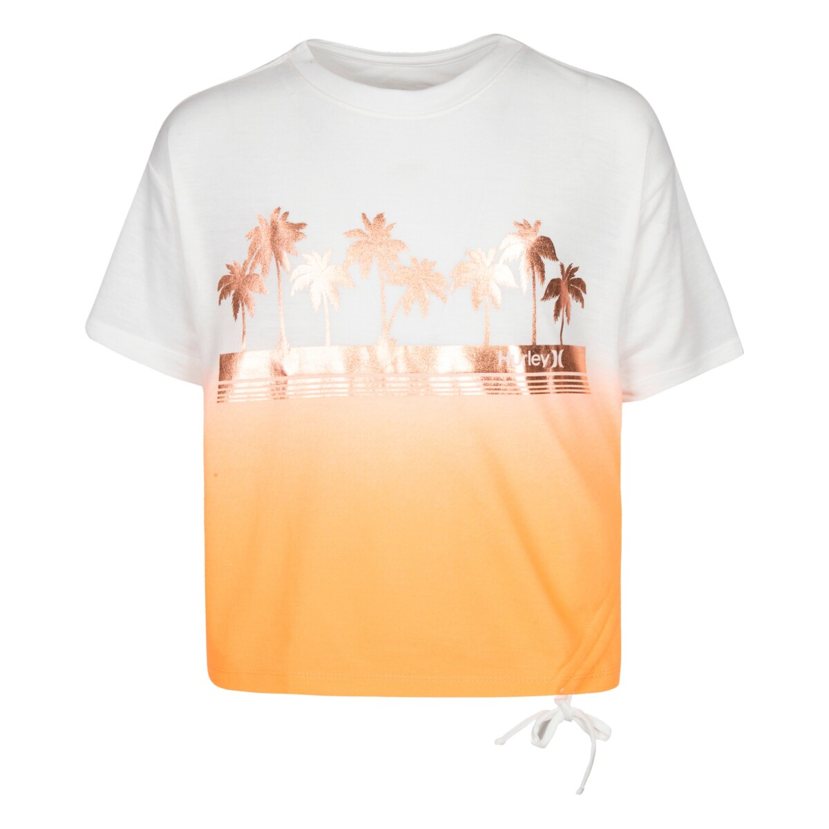 Camiseta Boxy Tee Cinched Draw de Niña - Multicolor 
