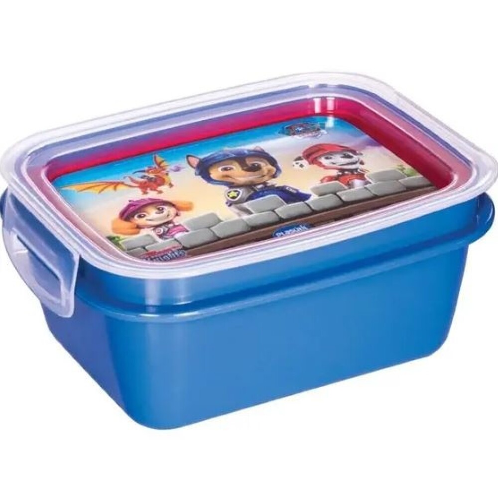 Pote Plástico C/Traba Y Div. 630Ml Paw Patrol BAZAR PLASTICO POTE C/TRABA Y DIV 630ML PAW P 15