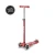 Monopatín Micro Maxi Deluxe LED Ajustable con 3 Ruedas ROJO
