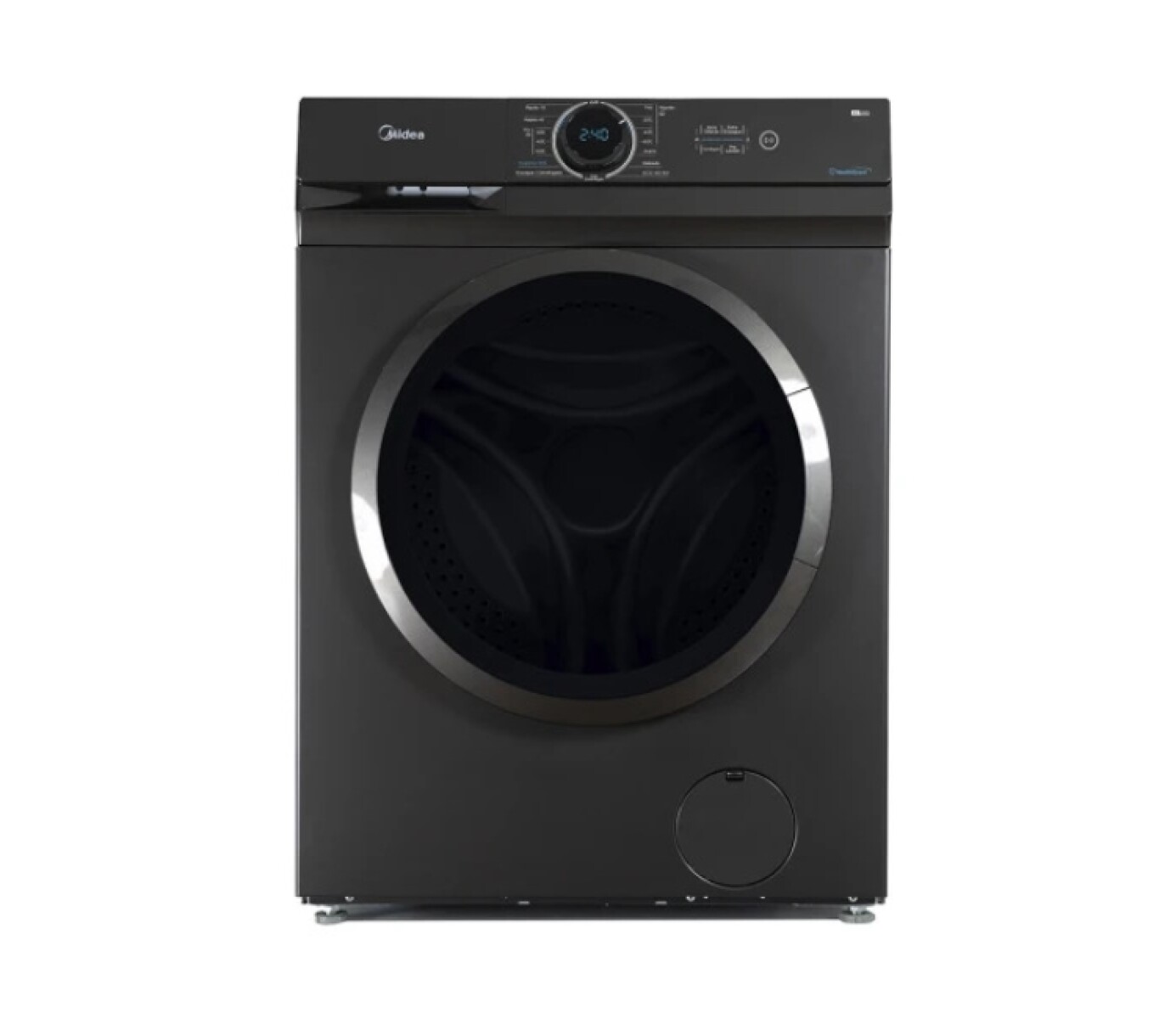 Lavarropas Midea Carga Frontal 7 Kg Titanium 