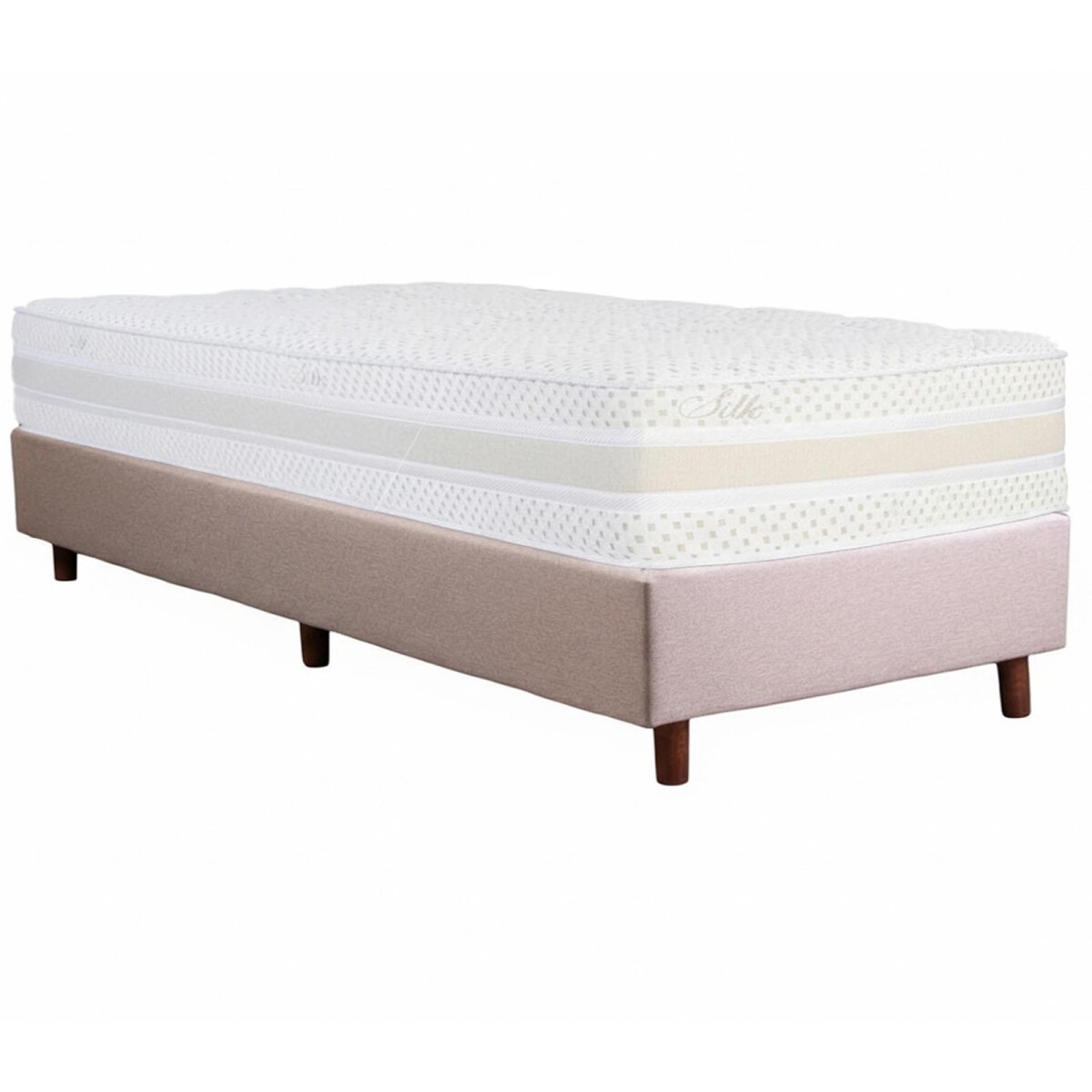 SOMMIER - 1 PLAZA Y MEDIA RESORTES POCKET DENSIDAD SIMPHONY 