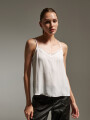 Musculosa Esqueiara Marfil / Off White