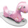 Caballito Balancín Mecedor Plástico C/ Silla P/ Niño Violeta