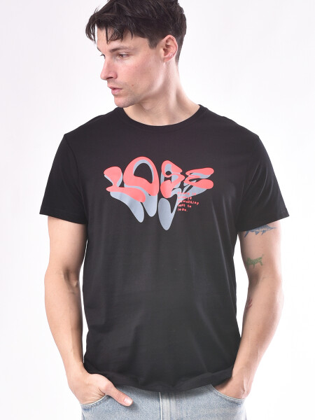 REMERA LOSE NEGRO