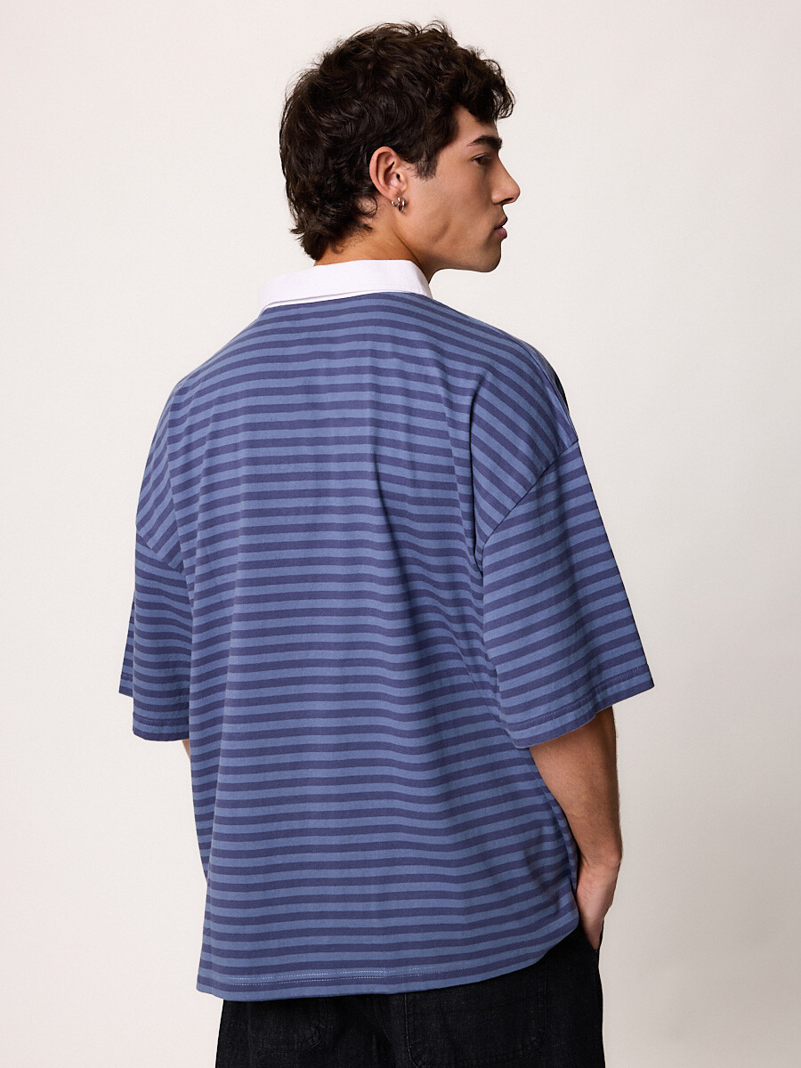 REMERA M/C BANCHO DIXIE Azul Piedra