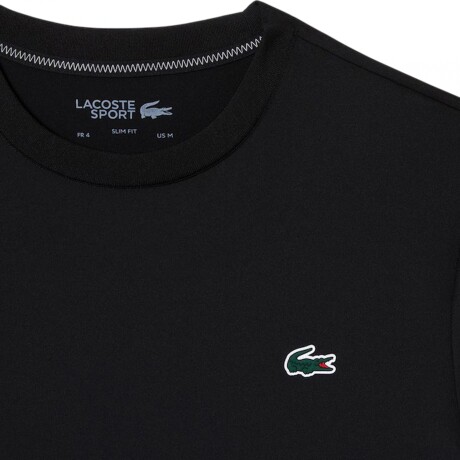 Remera Deportiva De Jersey Elastizado Ultra Dry LACOSTE BLACK