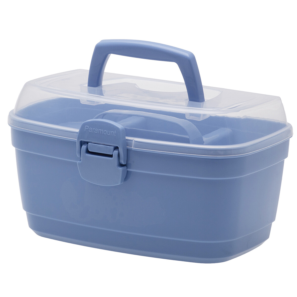 Caja organizadora con bandeja P - CELESTE 