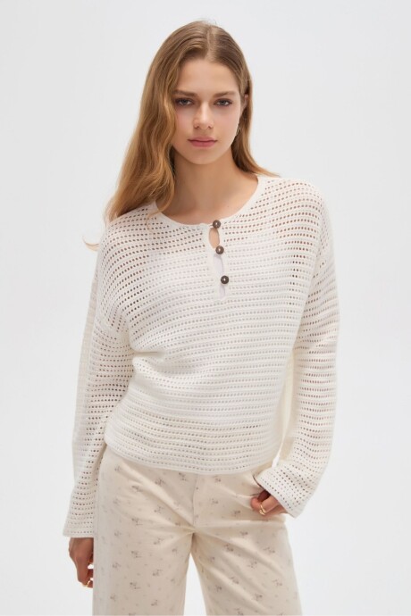 Sweater Ozara Marfil / Off White