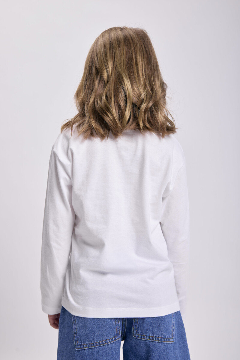 Remera estampa Lilo Blanco